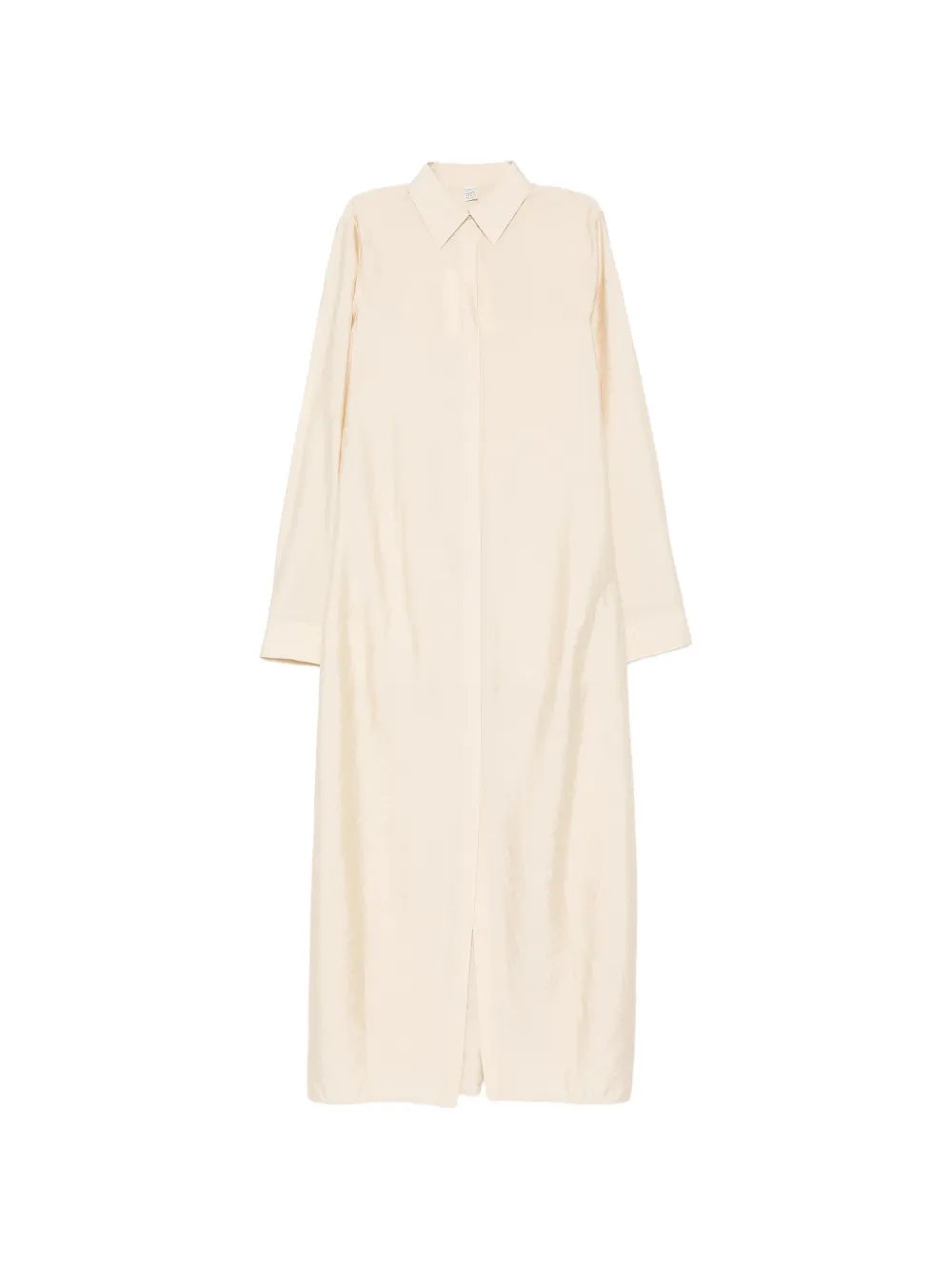 TOTEME parachute shirt maxi dress - Toni neutri