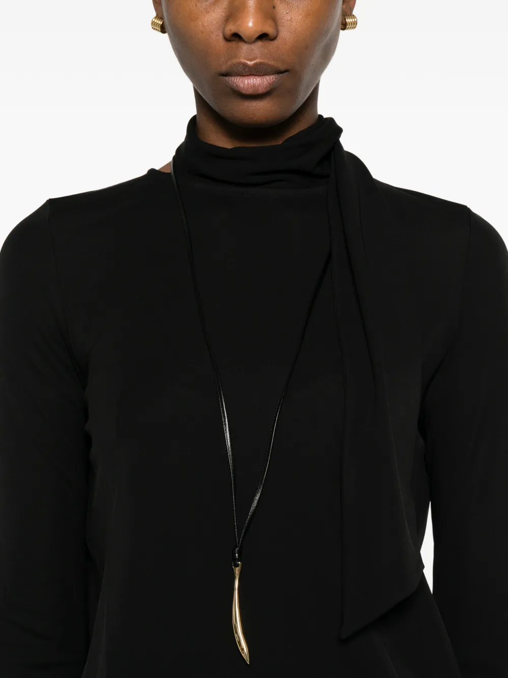 TOTEME Top met hoge hals Zwart