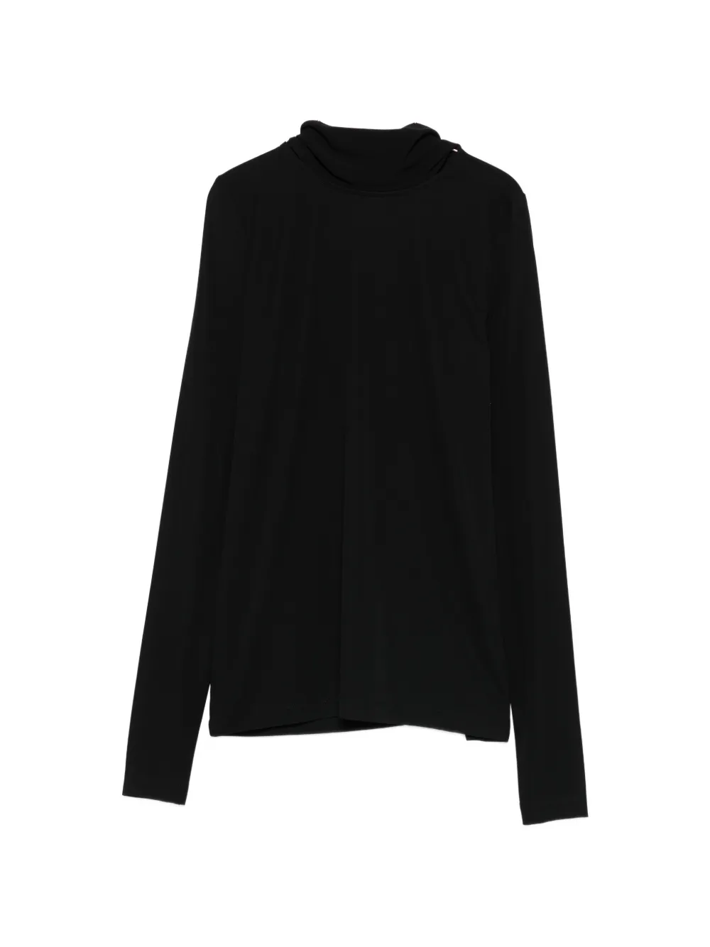 TOTEME high-neck jersey top - Nero
