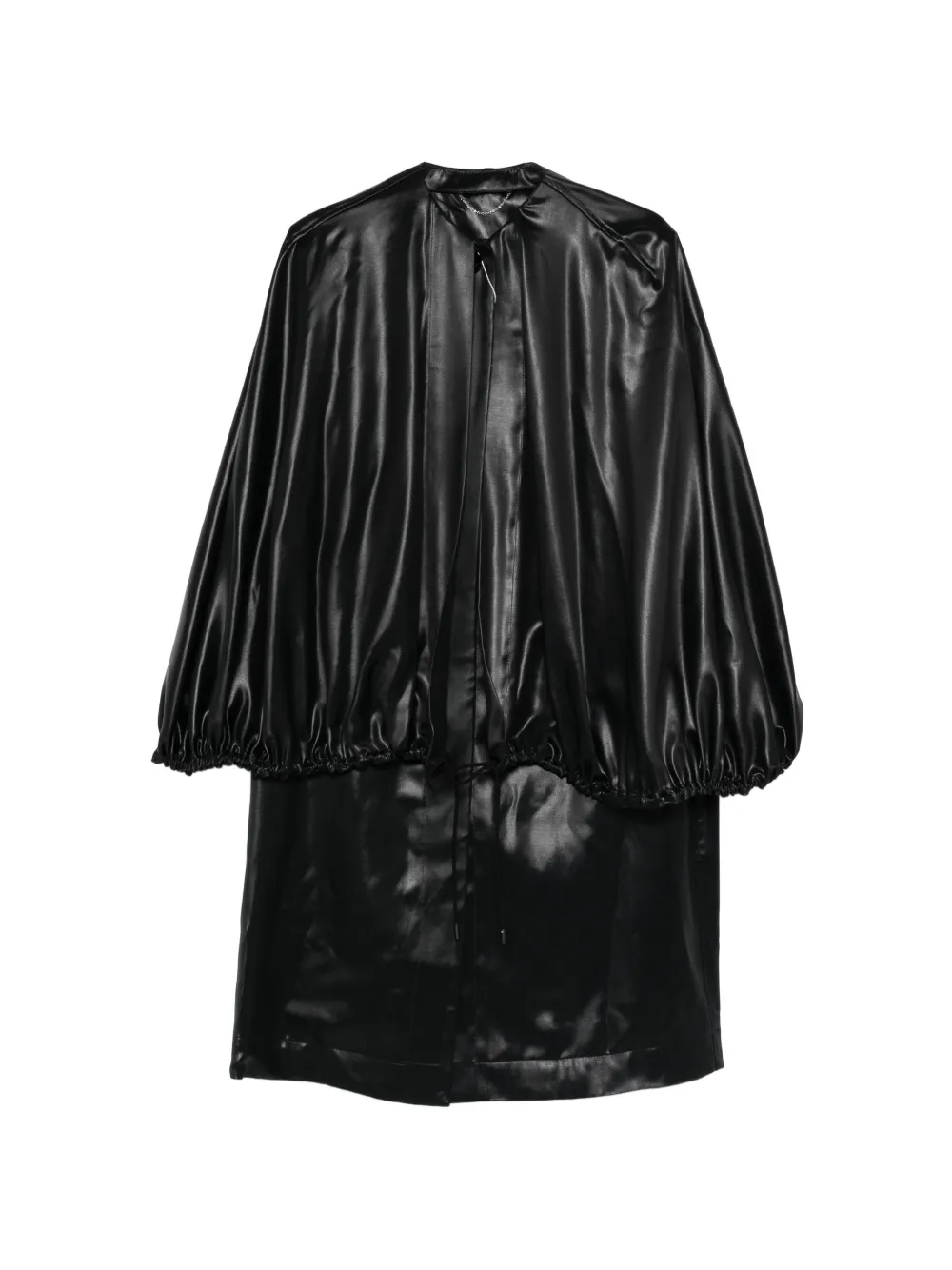 TOTEME detachable-cape coat - Black