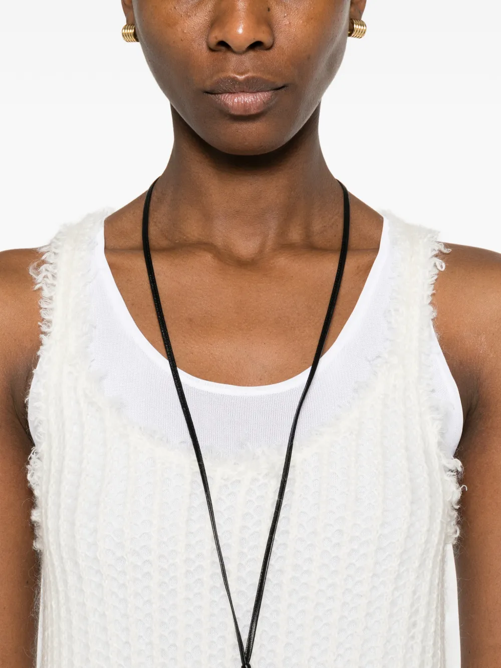 TOTEME Gebreide midi-jurk Wit