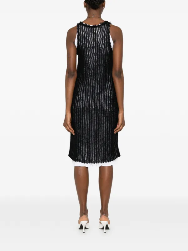 TOTEME - Mohair knit tank dress Black - XS - Women