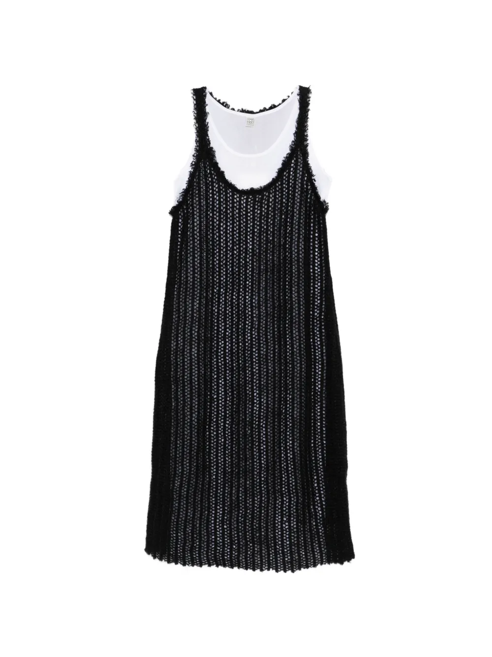 TOTEME mohair knit tank dress - Nero