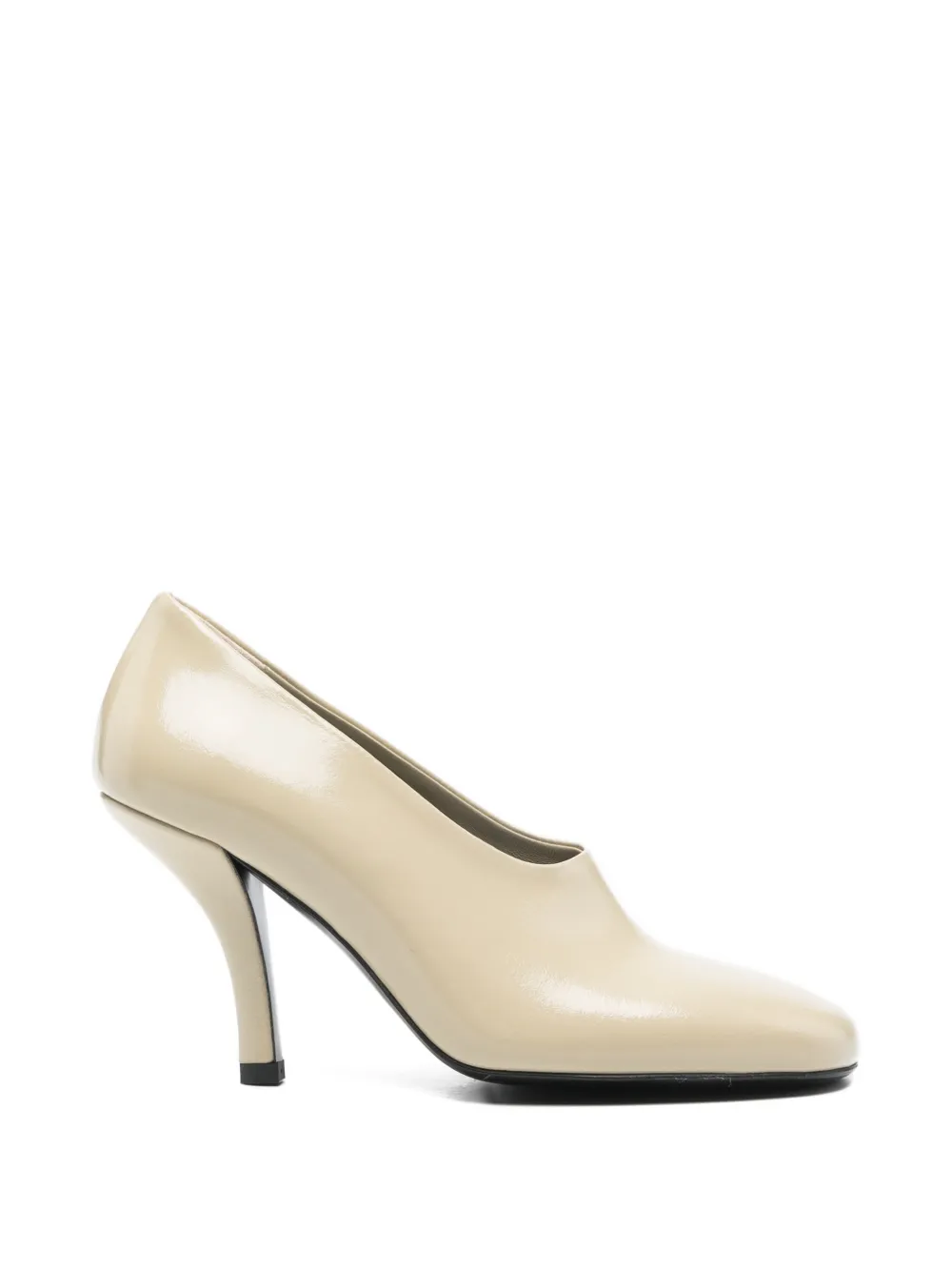 TOTEME Leren pumps Beige