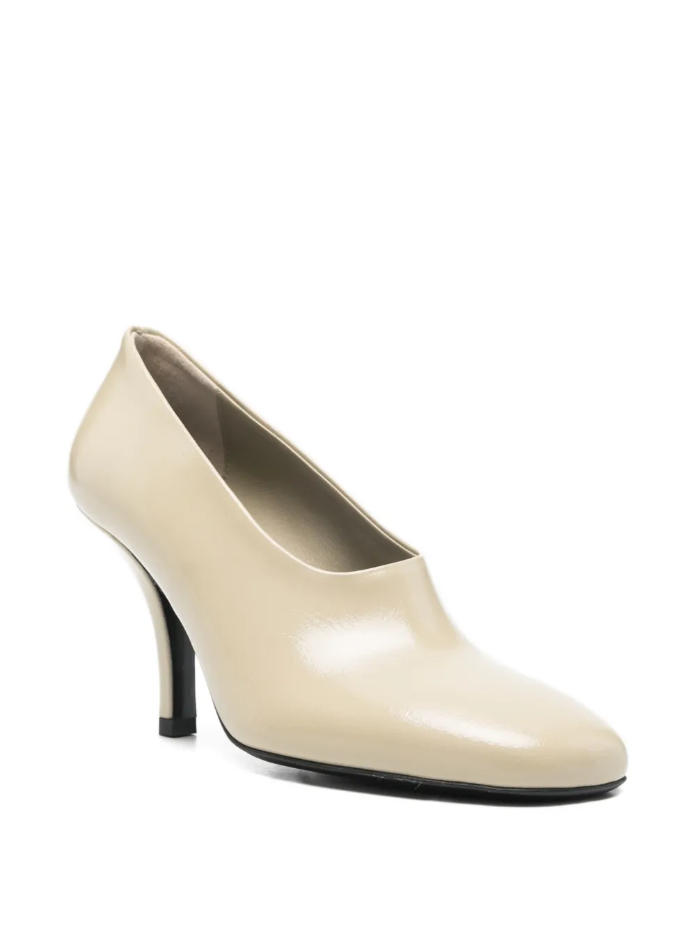 TOTEME Leren pumps Beige