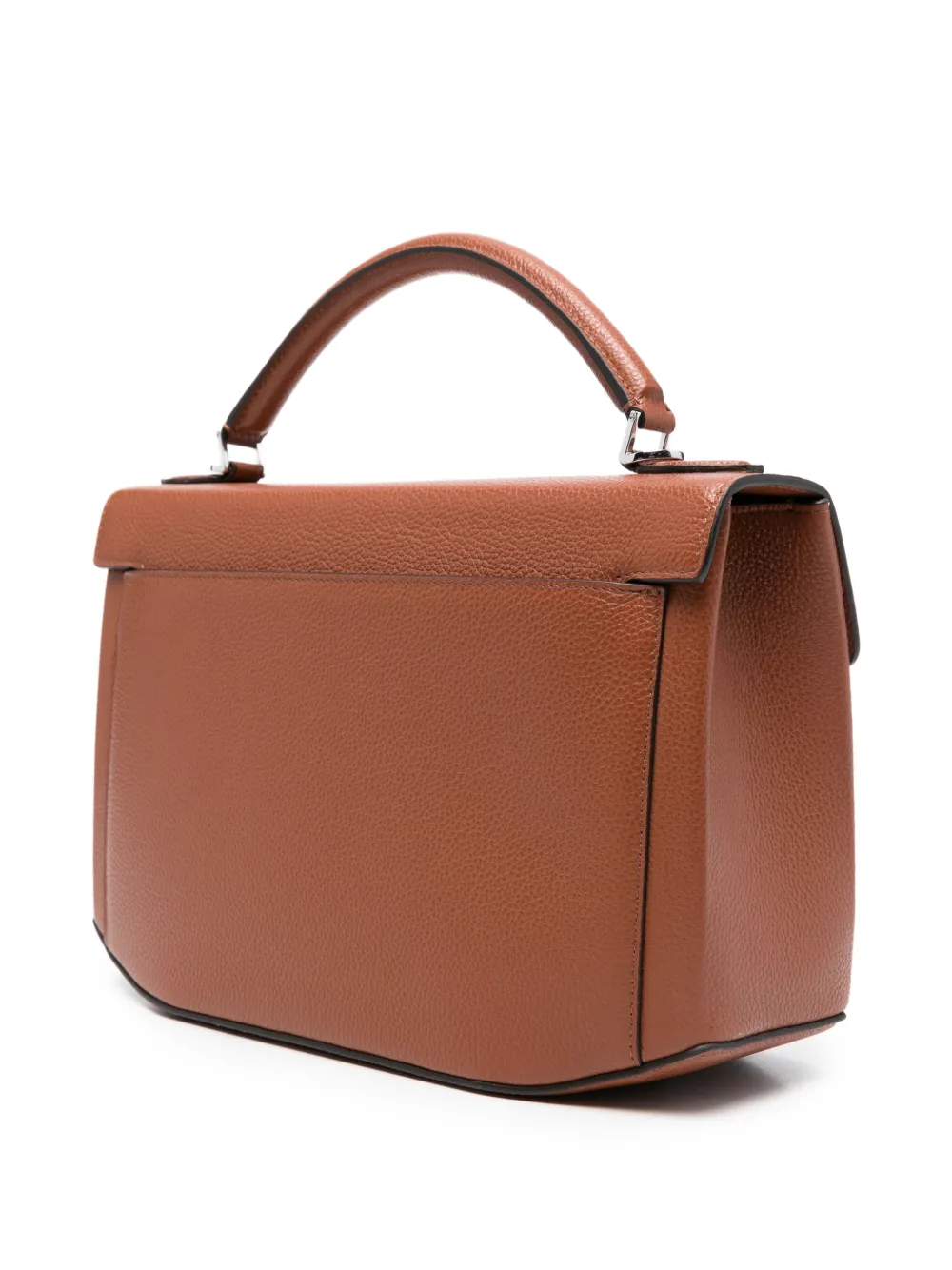 Toteme Grained-leather Tote Bag - Brown 