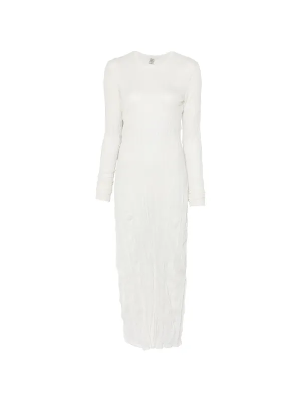 toteme ruched dress TOTEME Ruched Maxi Dress Mujer 721-000787 01