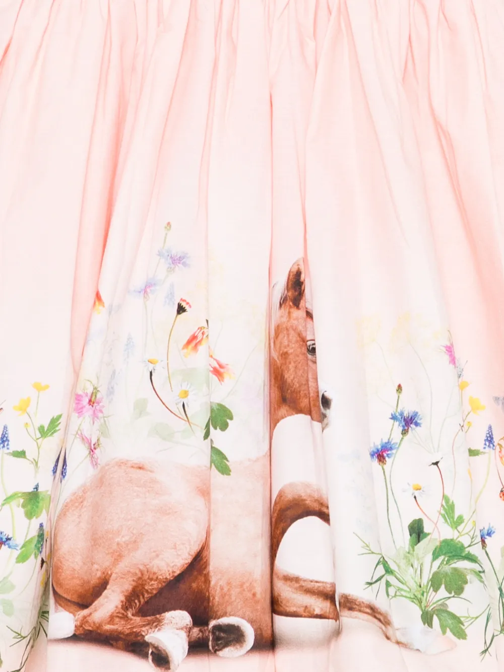 Molo Cissa geribbelde jurk met bloemenprint Roze
