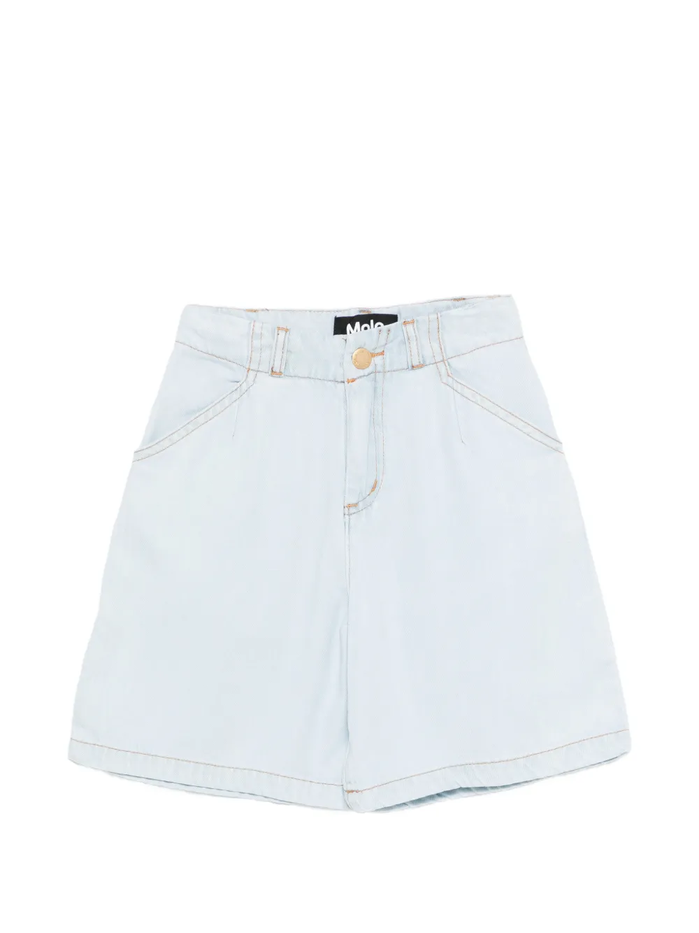 Molo Alikami pocket denim shorts - Blu