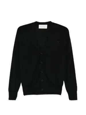 Jacquemus The Gros Grain Cardigan | Black | FARFETCH