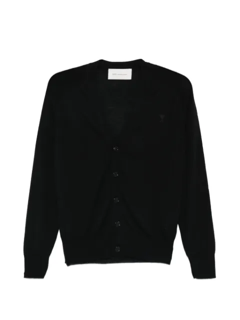 AMI Paris button V-neck cardigan