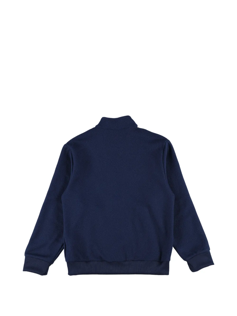  Adidas Kids Pull Zippé à Rayures - Bleu 