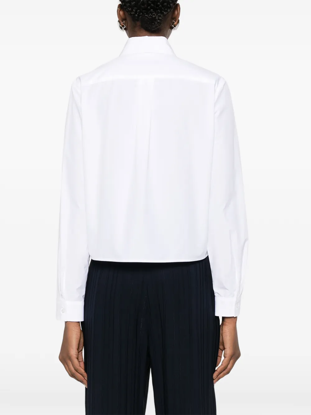 Fabiana Filippi Blouse verfraaid met kristallen Wit