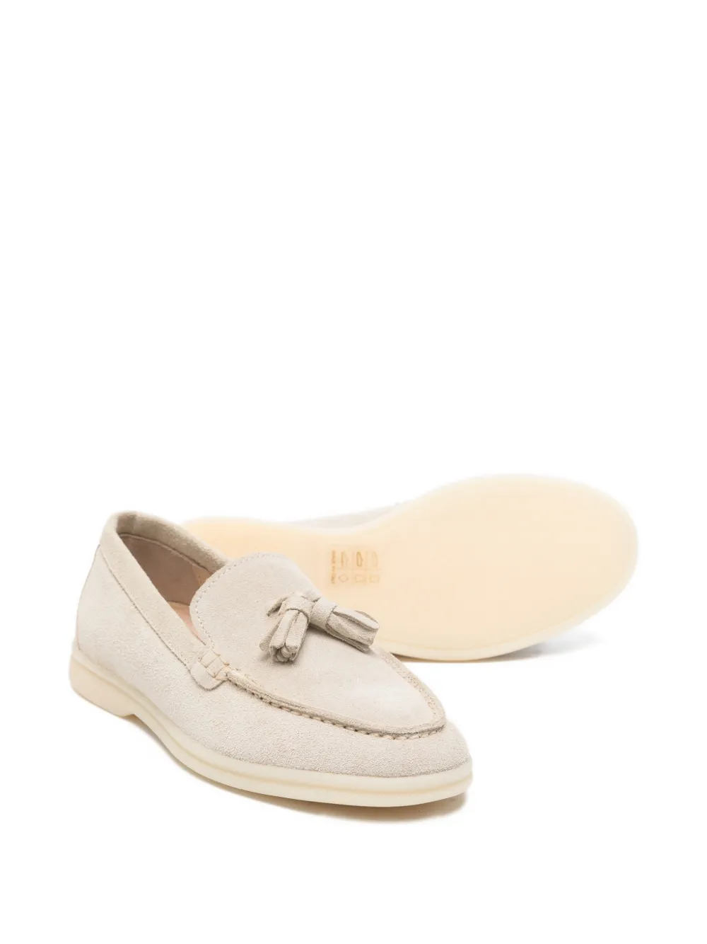 Colorichiari Loafers met kwastjes Beige