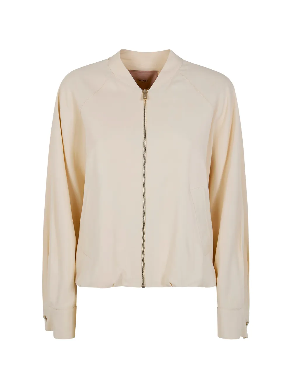 TWINSET zip-up bomber jacket - Toni neutri