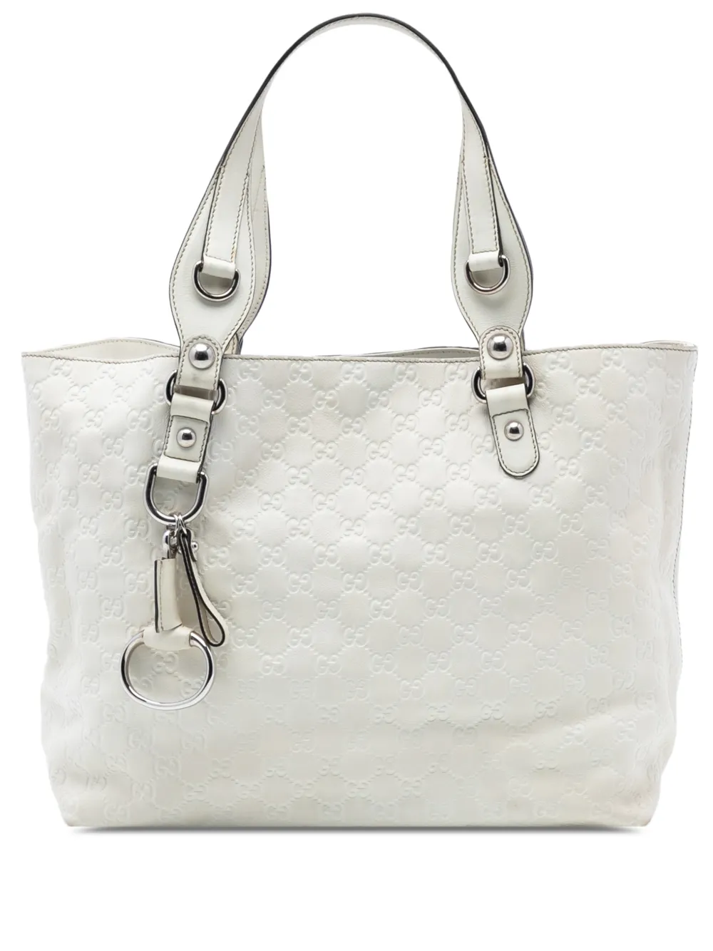 Gucci Pre-Owned 2016-2025 Guccissima Icon Bit tote bag - Bianco