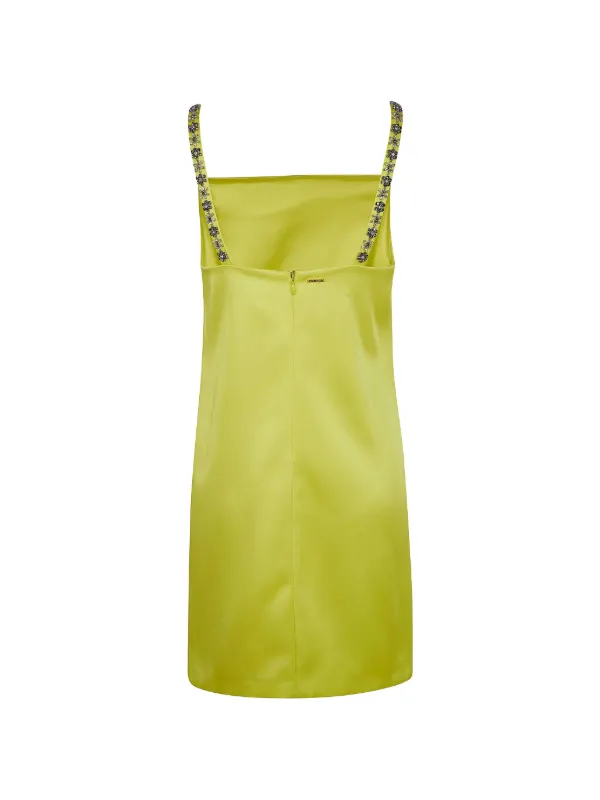yellow mini satin dresses Vestido Mini de Satn Sienna - Butter Yellow