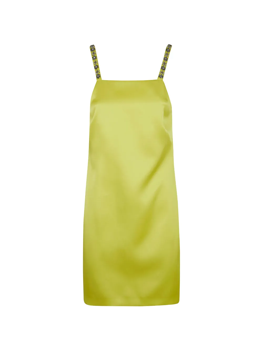 TWINSET satin mini dress - Giallo