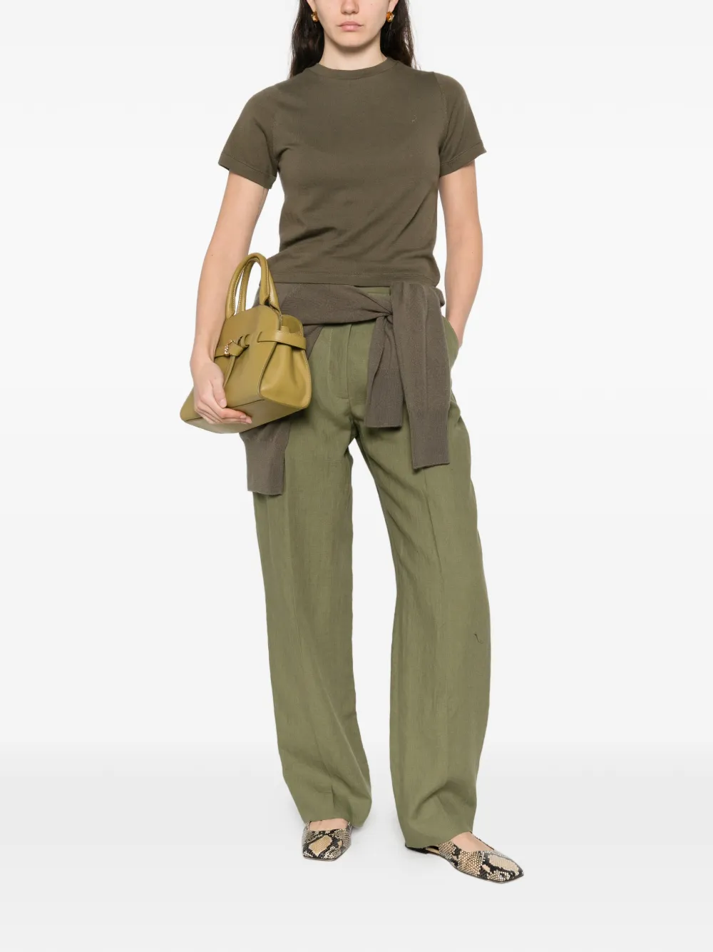 extreme cashmere Tina T-shirt Groen