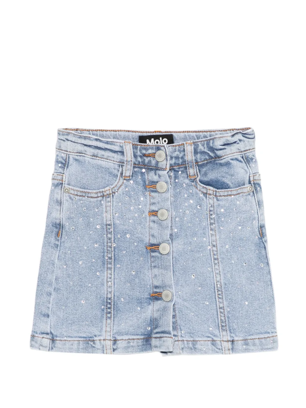 Molo Gonna Bera con decorazione - Blu