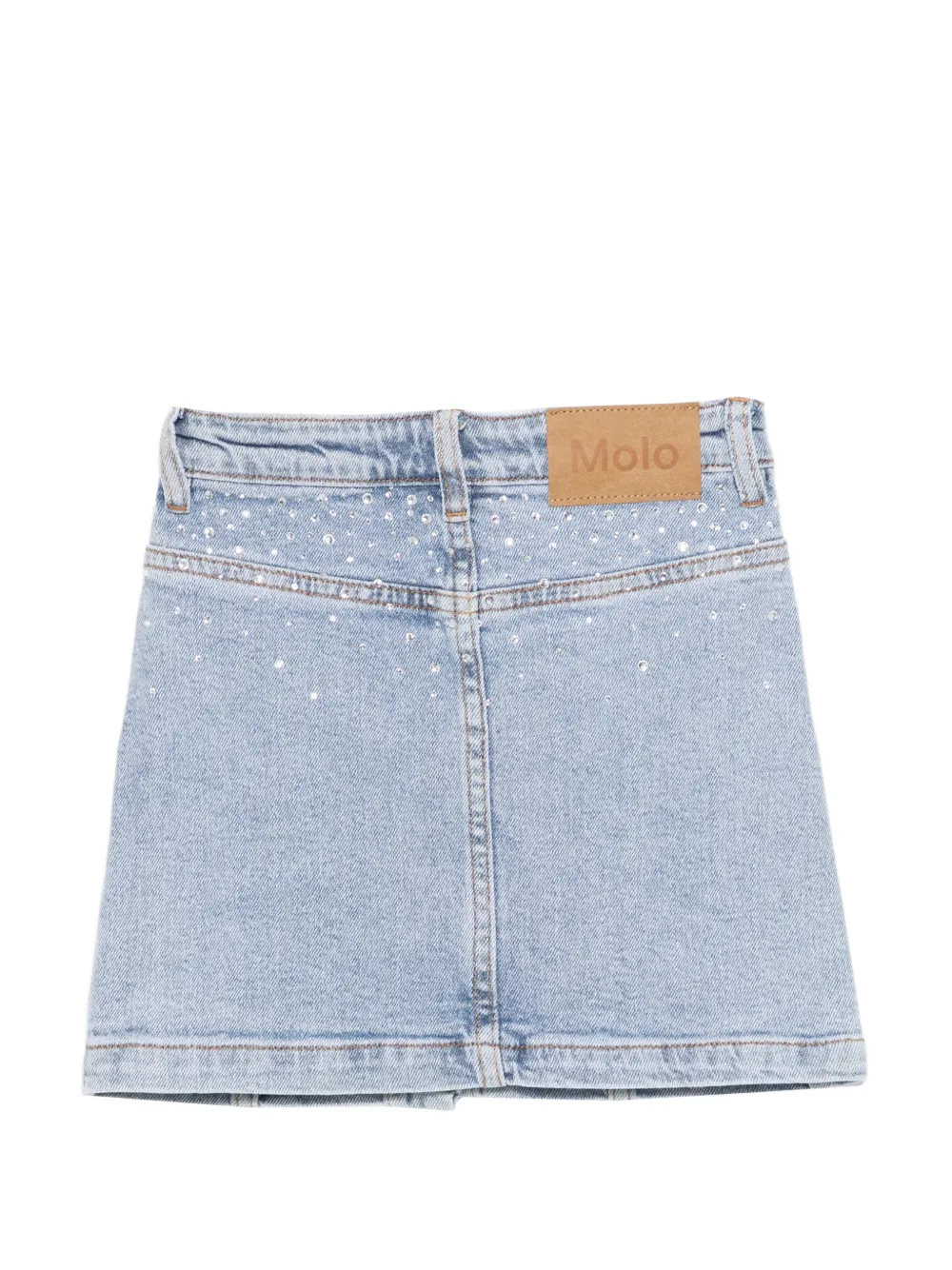 Molo Bera verfraaide rok met knopen Blauw