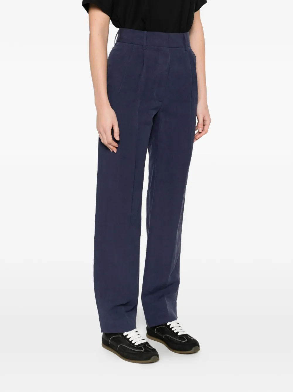  Blazé Milano Pleated Trousers - Blue 