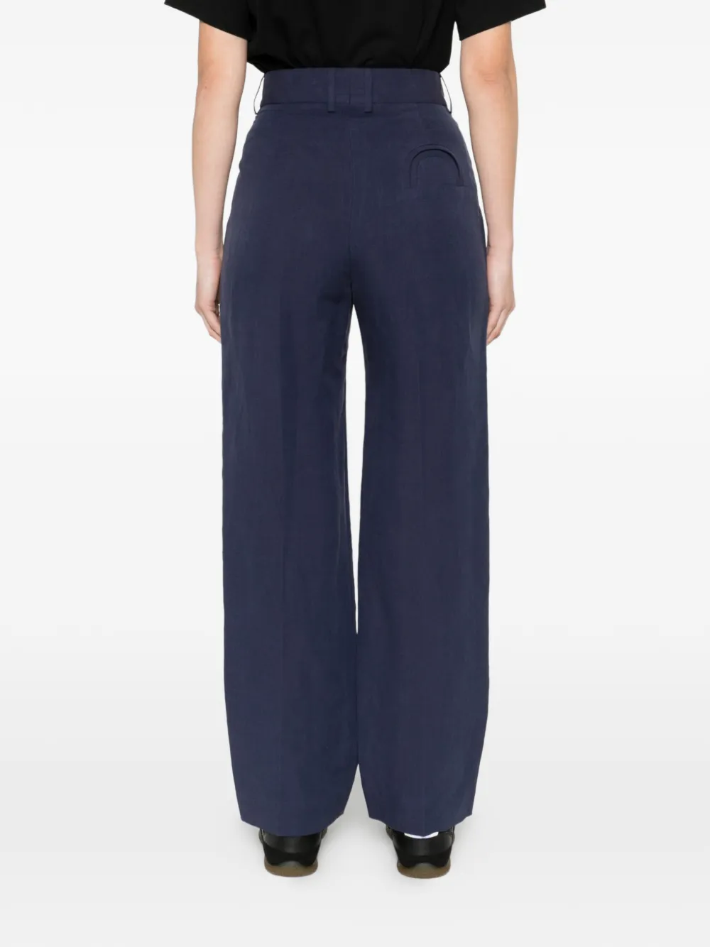 Blazé Milano Savannah geplooide straight broek Blauw