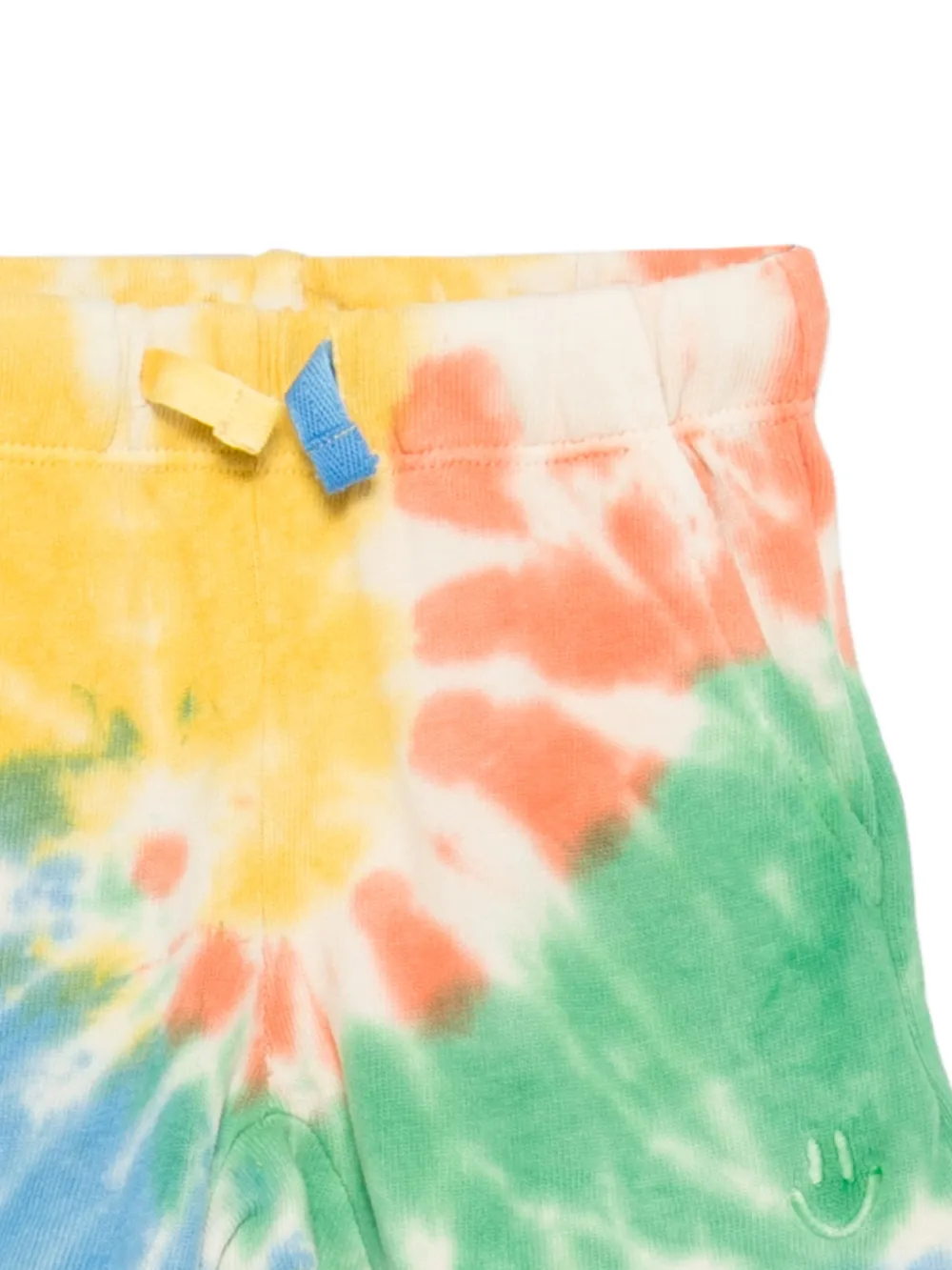  Molo Tie-dye Drawstring Shorts - Yellow 
