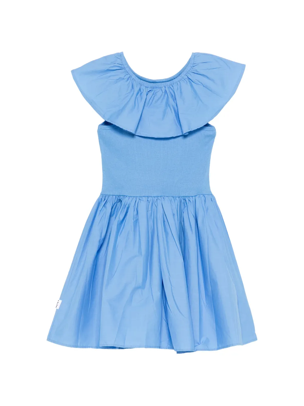  Molo Christal Ruffled Dress - Blue 