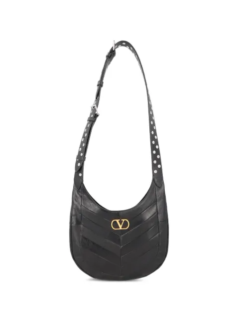 Valentino Garavani logo leather shoulder bag