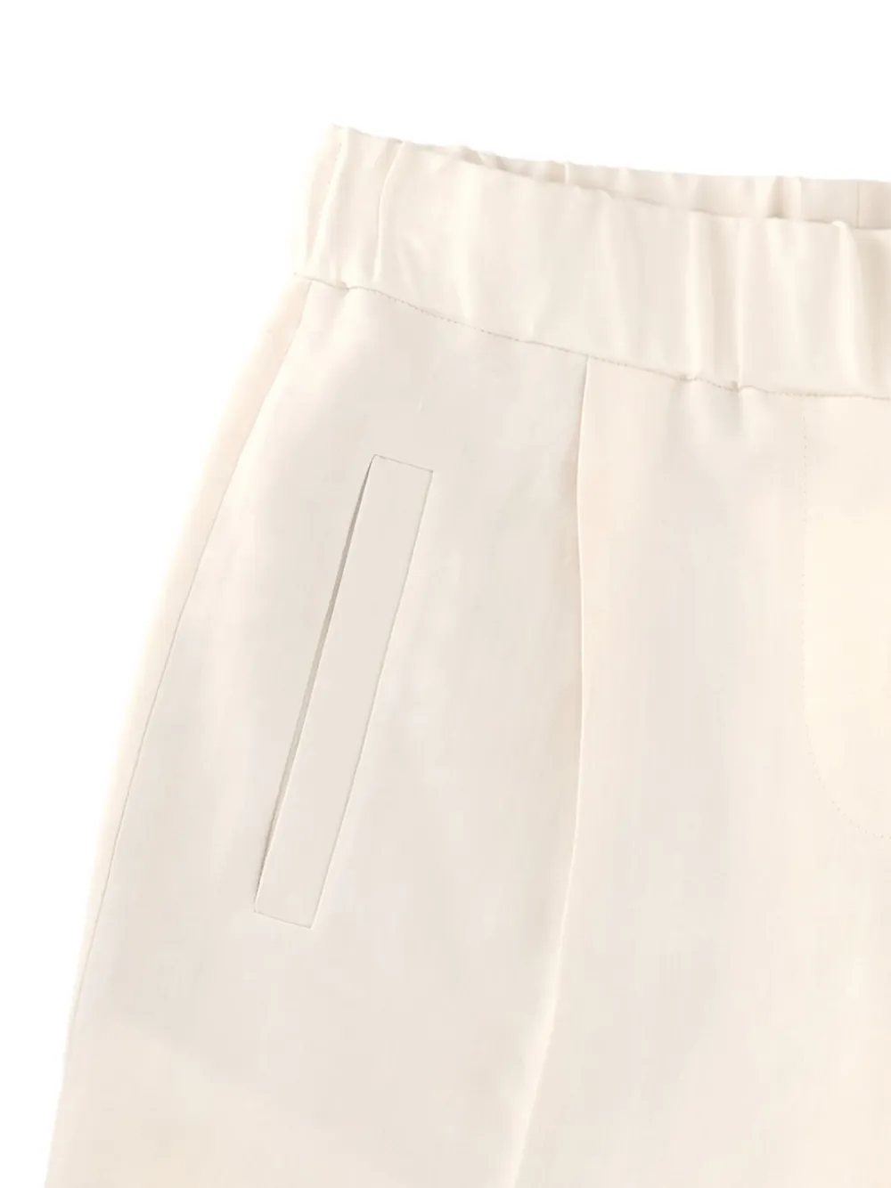 Brunello Cucinelli Geplooide shorts Beige