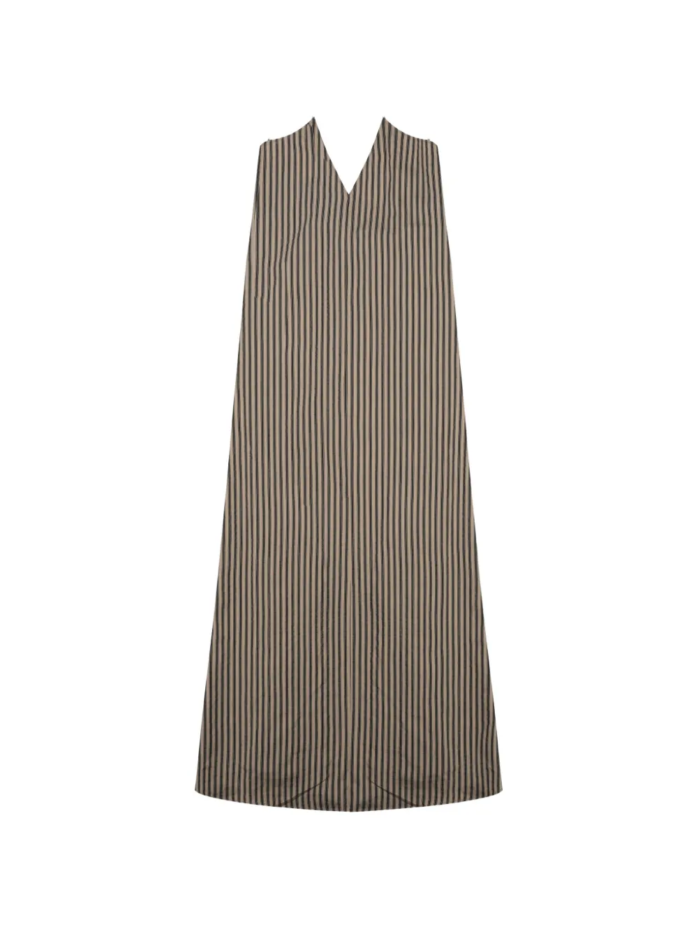 Alysi striped midi dress - Toni neutri