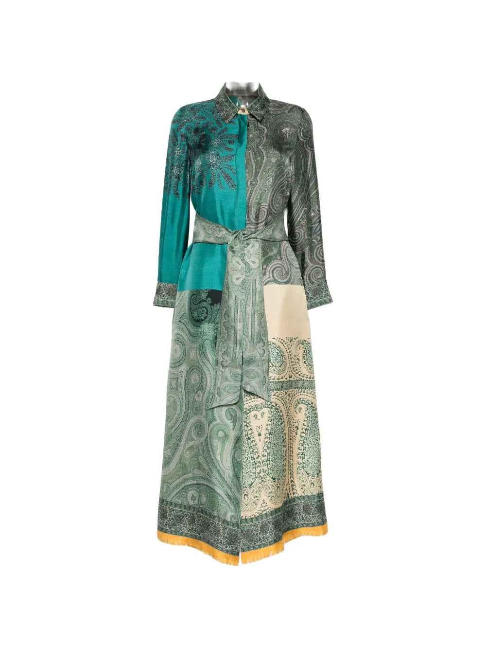 Pierre-Louis Mascia paisley-pattern maxi dress - Verde