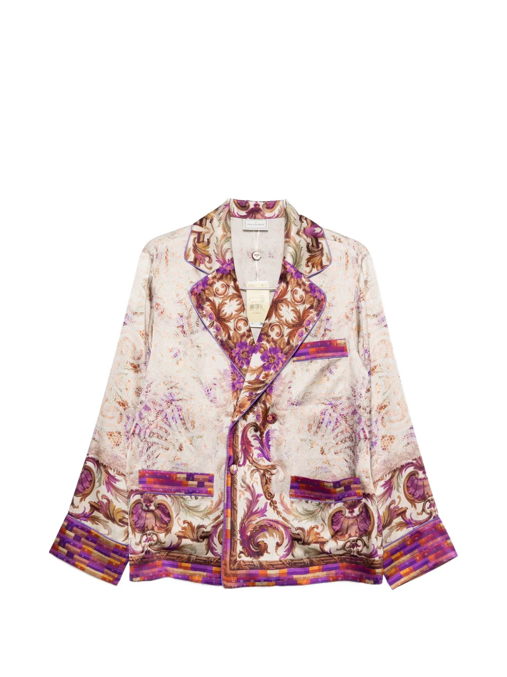 Pierre-louis Mascia Mutka Printed Jacket In Pink