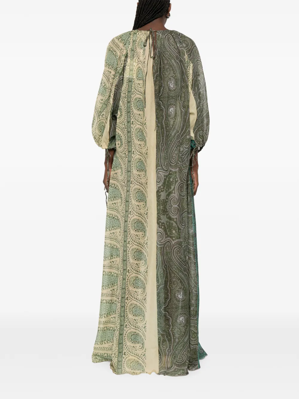 Pierre-Louis Mascia Hawn jurk met paisley-print Groen