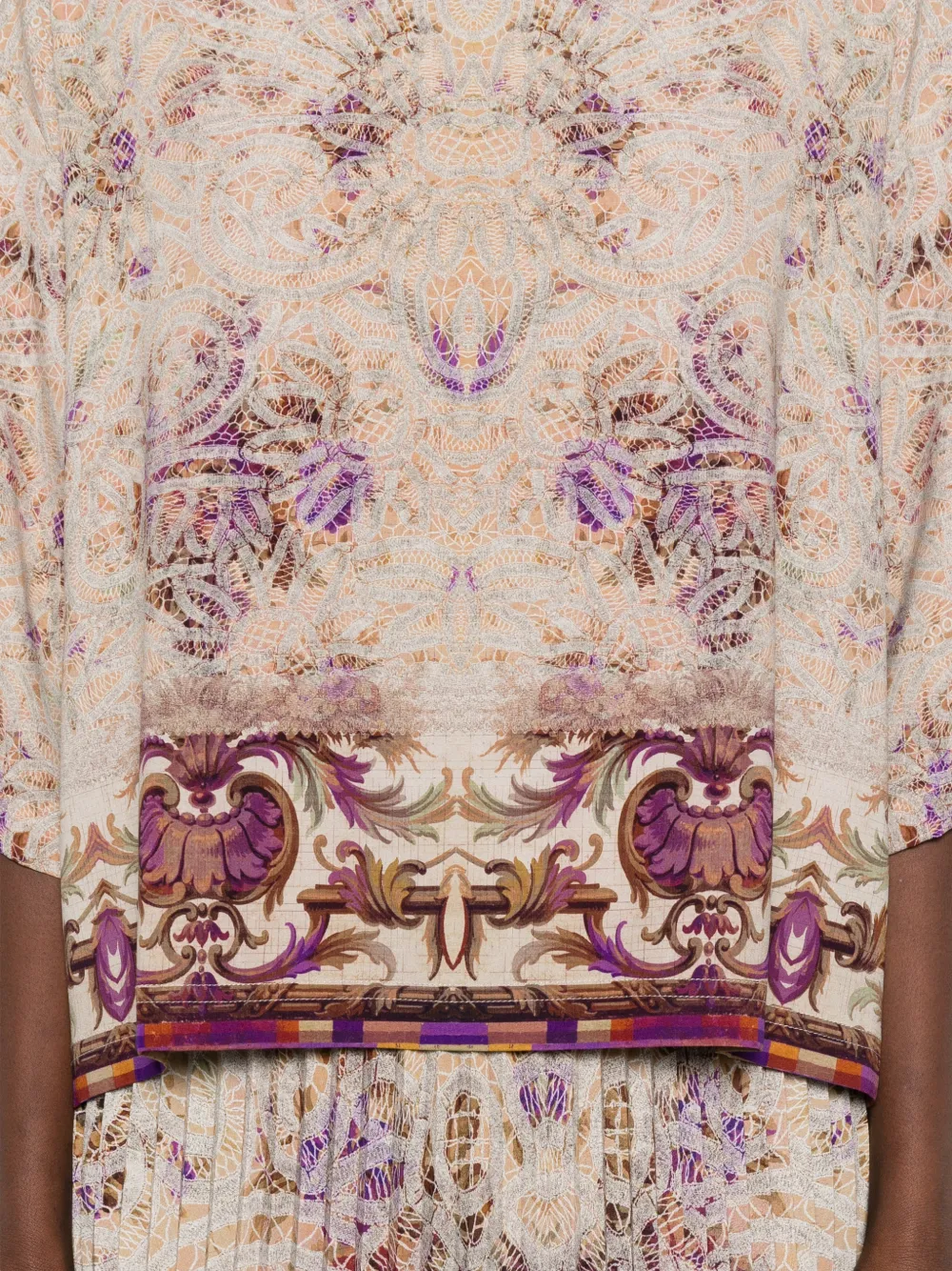 Adanastr Paisley Border Shirt
