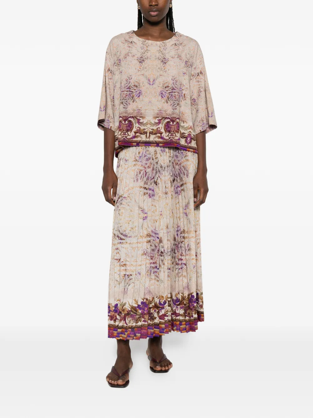 Adanastr Paisley Border Shirt