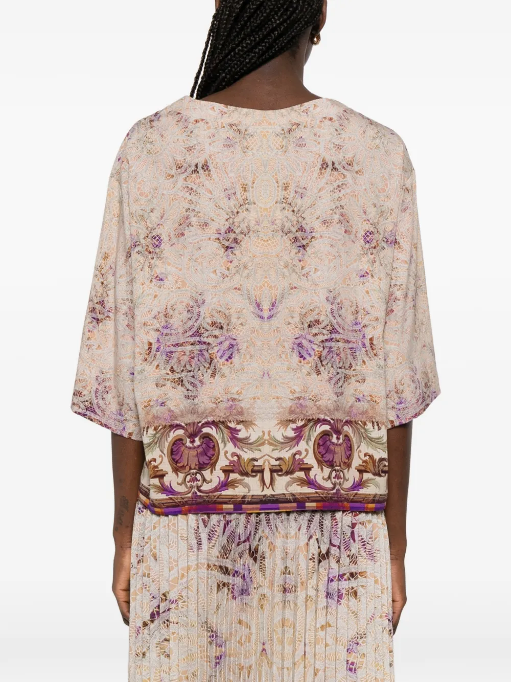 Adanastr Paisley Border Shirt