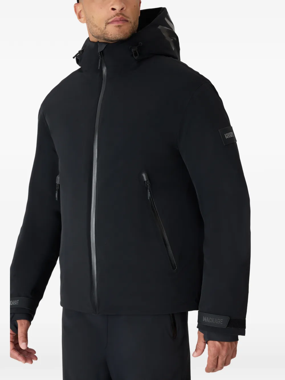 Mackage YUKIO-R gewatteerd ski-jack Zwart