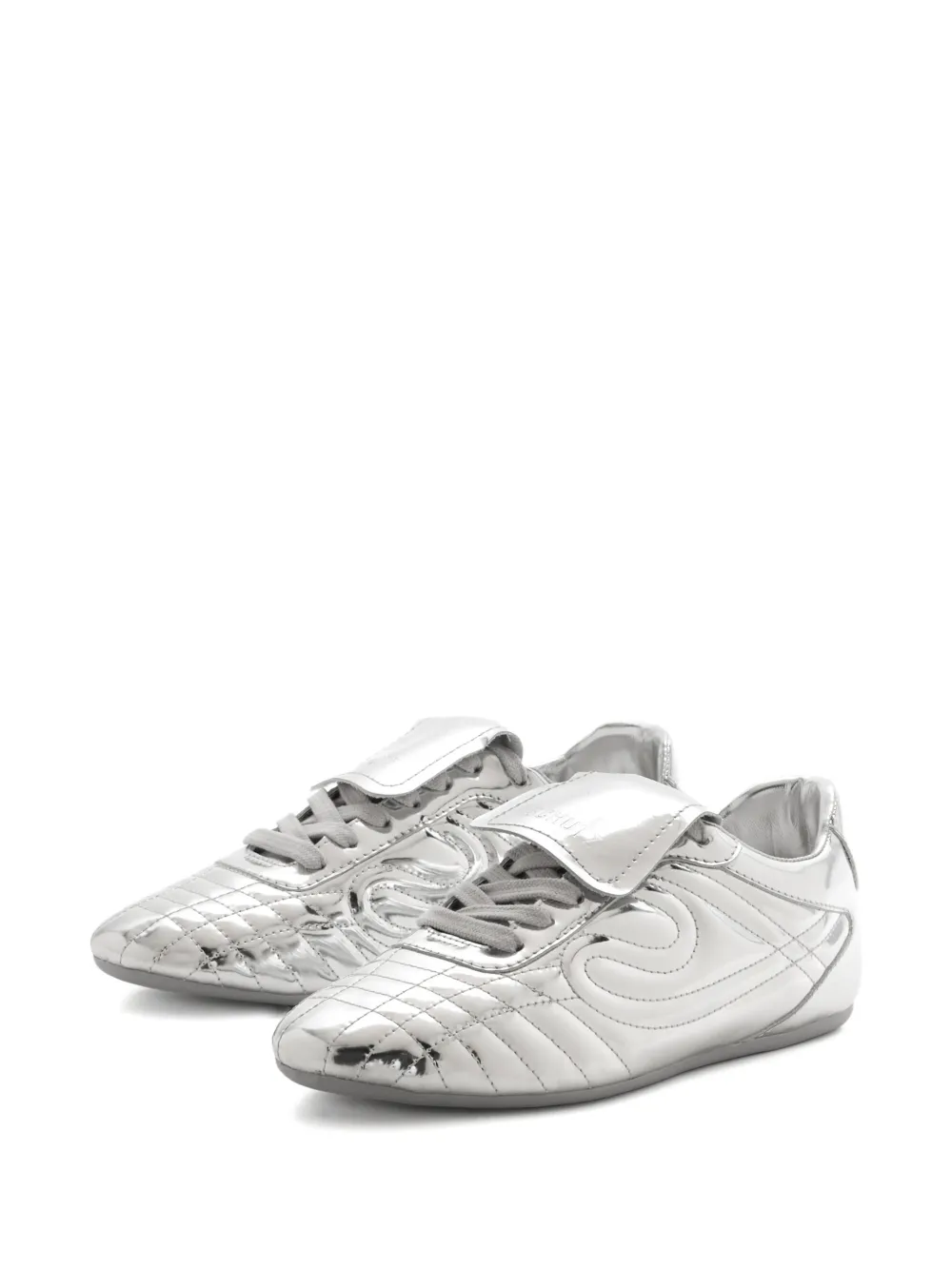 Schutz quilted sneakers Zilver