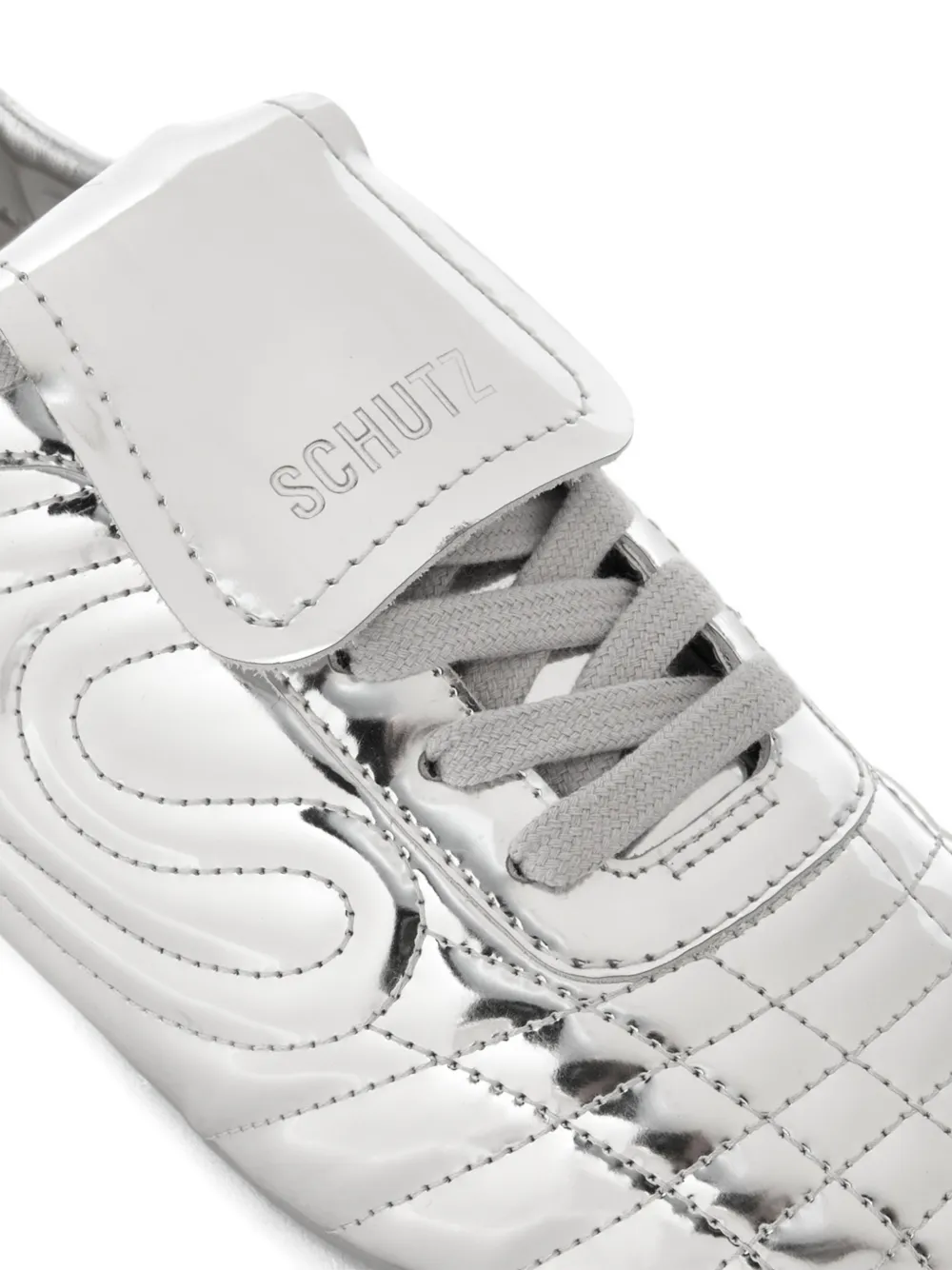 Schutz quilted sneakers Zilver