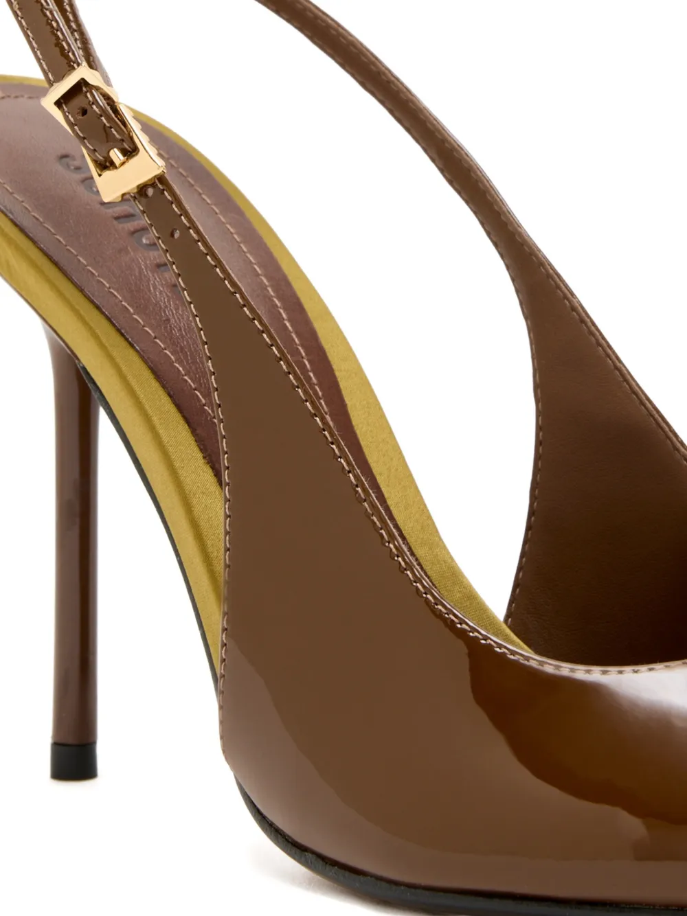 Schutz Leona pointed buckle pumps Bruin