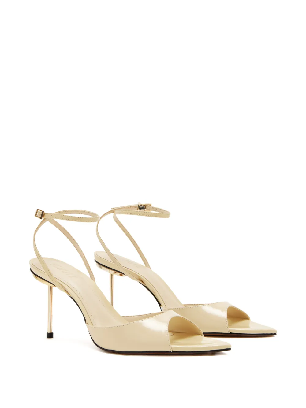 Schutz Lilith ankle-strap stiletto sandals Beige