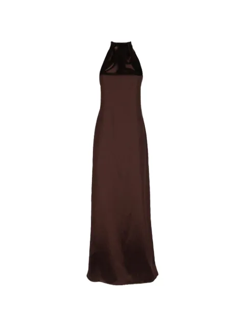 Alysi halterneck maxi dress