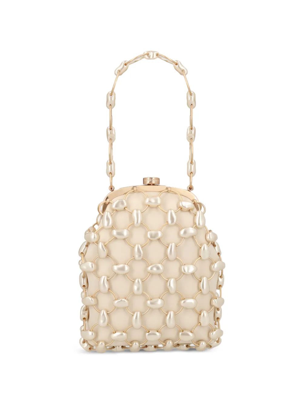 Cult Gaia chain-handle clutch bag - Toni neutri