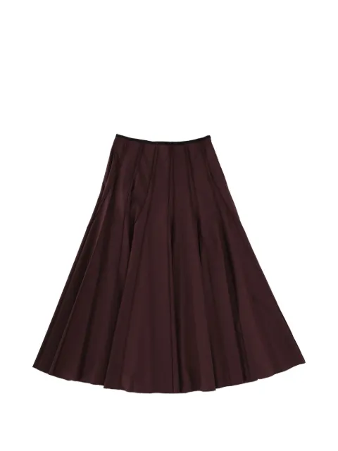 Alysi pleated midi skirt