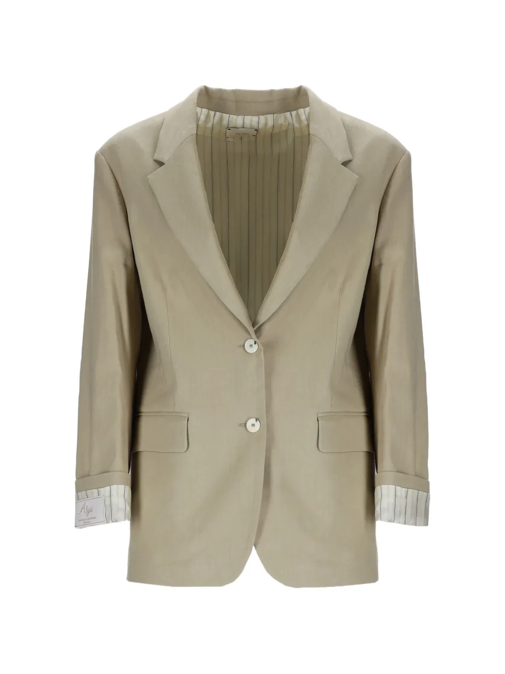 Alysi button blazer - Toni neutri