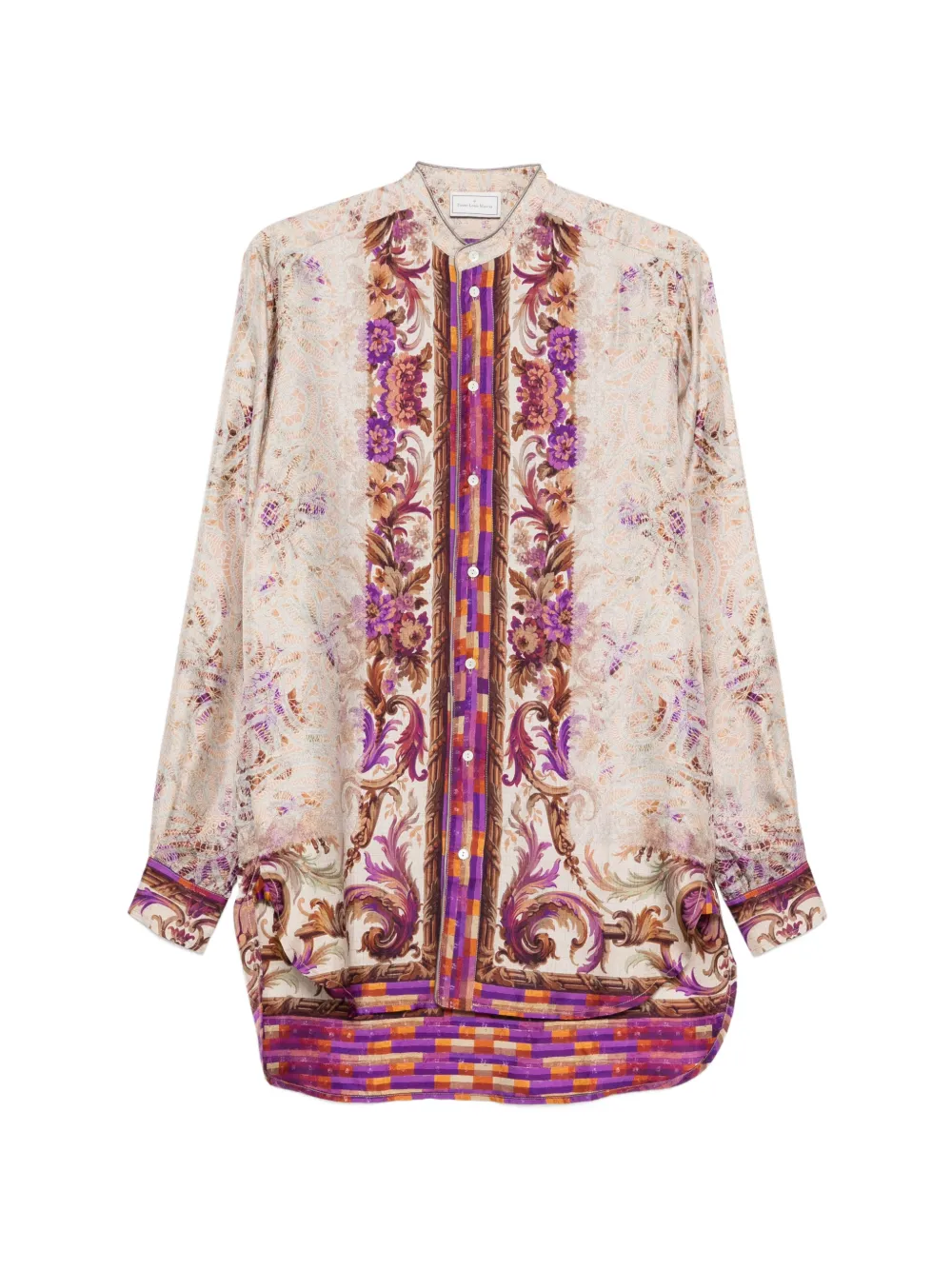 Pierre-Louis Mascia Aloe floral print shirt - Toni neutri