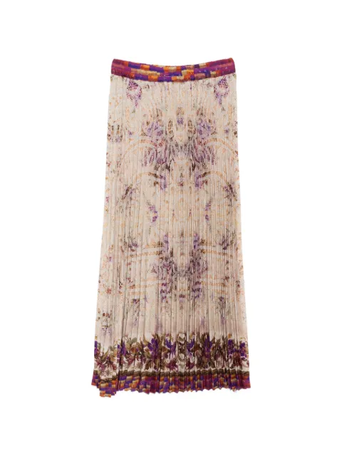 Pierre-Louis Mascia Ceto pleated floral skirt