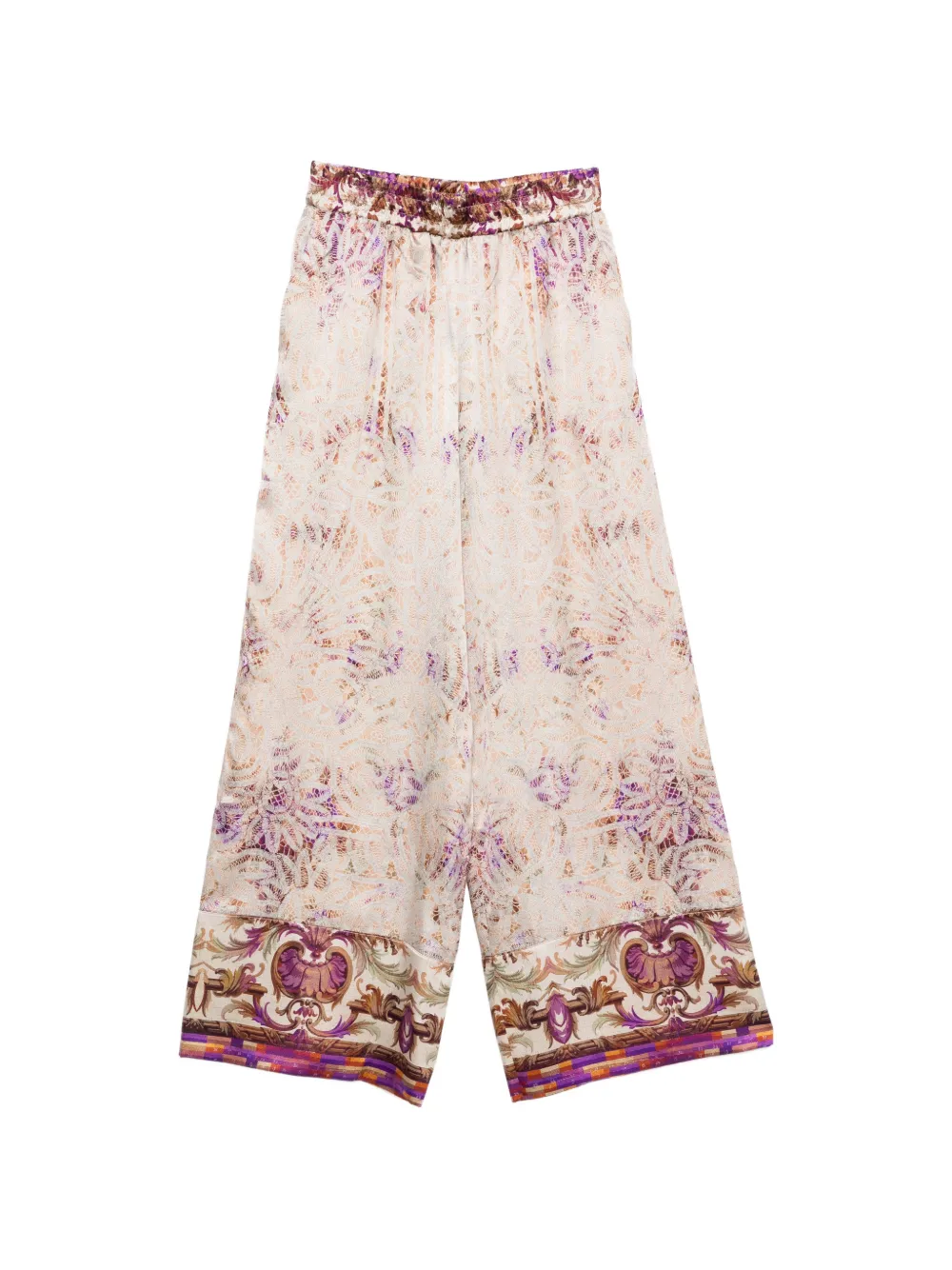 Pierre-louis Mascia Mutka Print Trousers In Neutral